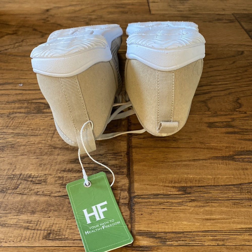 HF Hiker Footwear Beige Knit Sneakers Women's 10-10.5 Men's 8-8.5 EU 41 - Picture 10 of 10